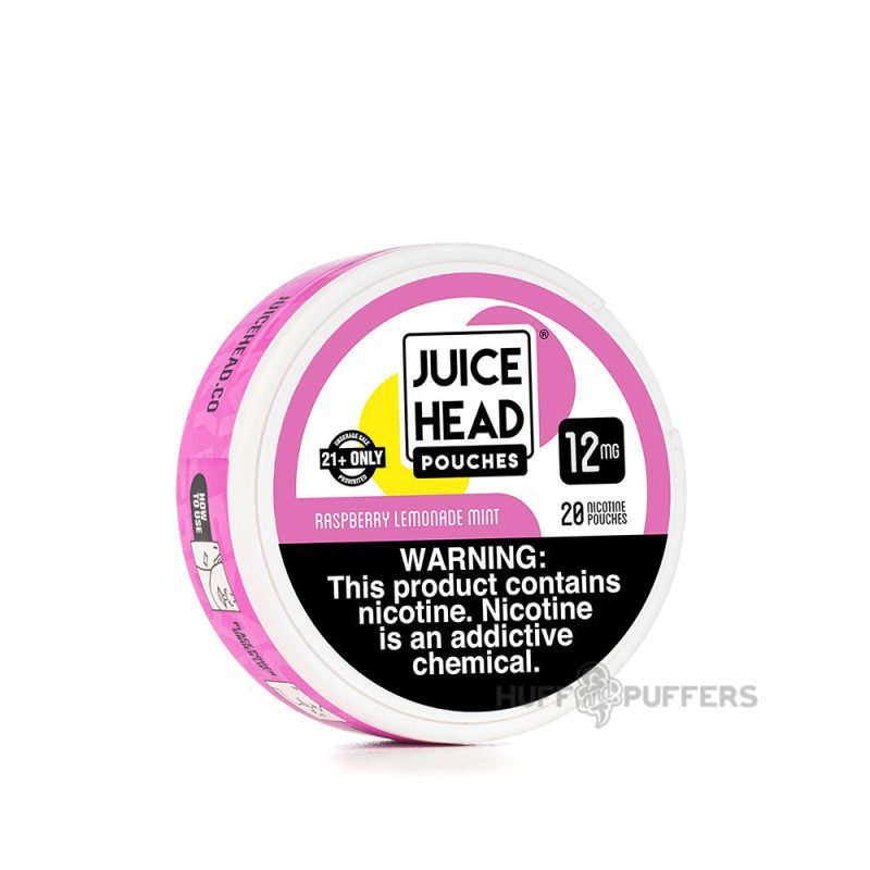 juice head nicotine pouches raspberry lemonade mint 12mg